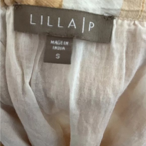 Anthropologie Sz S Orange Plaid Wrap Midi Skirt Ruffle Trim Casual Style - Picture 5 of 5